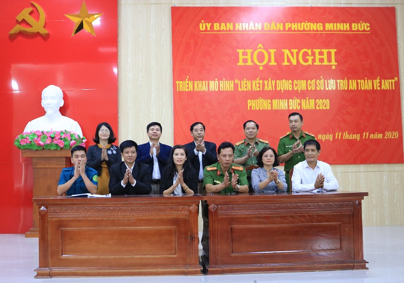 Phường Minh Đức, quận Đồ Sơn: Ra mắt mô hình “Liên kết xây dựng cụm cơ sở lưu trú an toàn về ANTT”